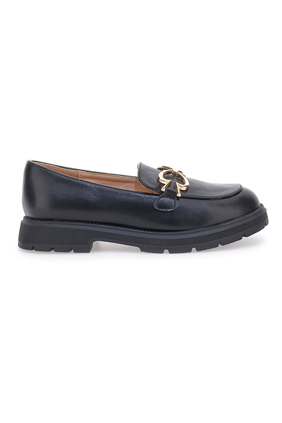 Mocassini Donna In Similpelle Verniciata Nera - Scarpe Eleganti Con Frange E Fiocco, Punta Squadrata, Tacco 2,5 Cm - Interno In Pelle, Suola Antiscivolo, Taglia 41 EU