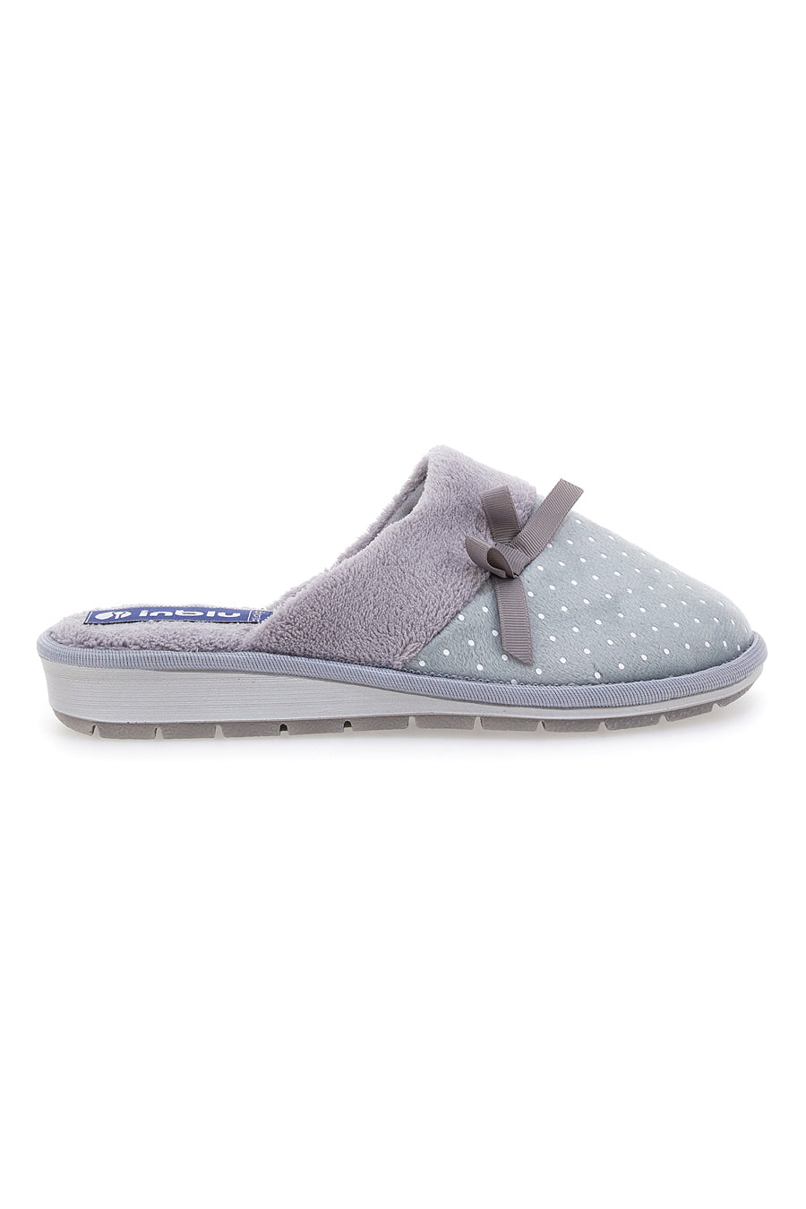 Pantofole Invernali Uomo Inblu Mod. PO-61 Grigio - Morbide E Calde Con Sottopiede Anatomico
