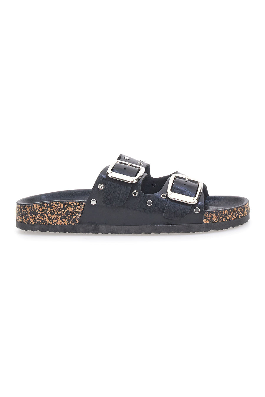 Birkenstock Ciabatte Con Borchie E Fibbie Ciabatte Nere Con