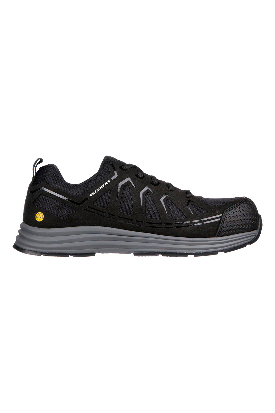 Scarpe Antinfortunistiche Nere Skechers Work: Malad II Comp Toe