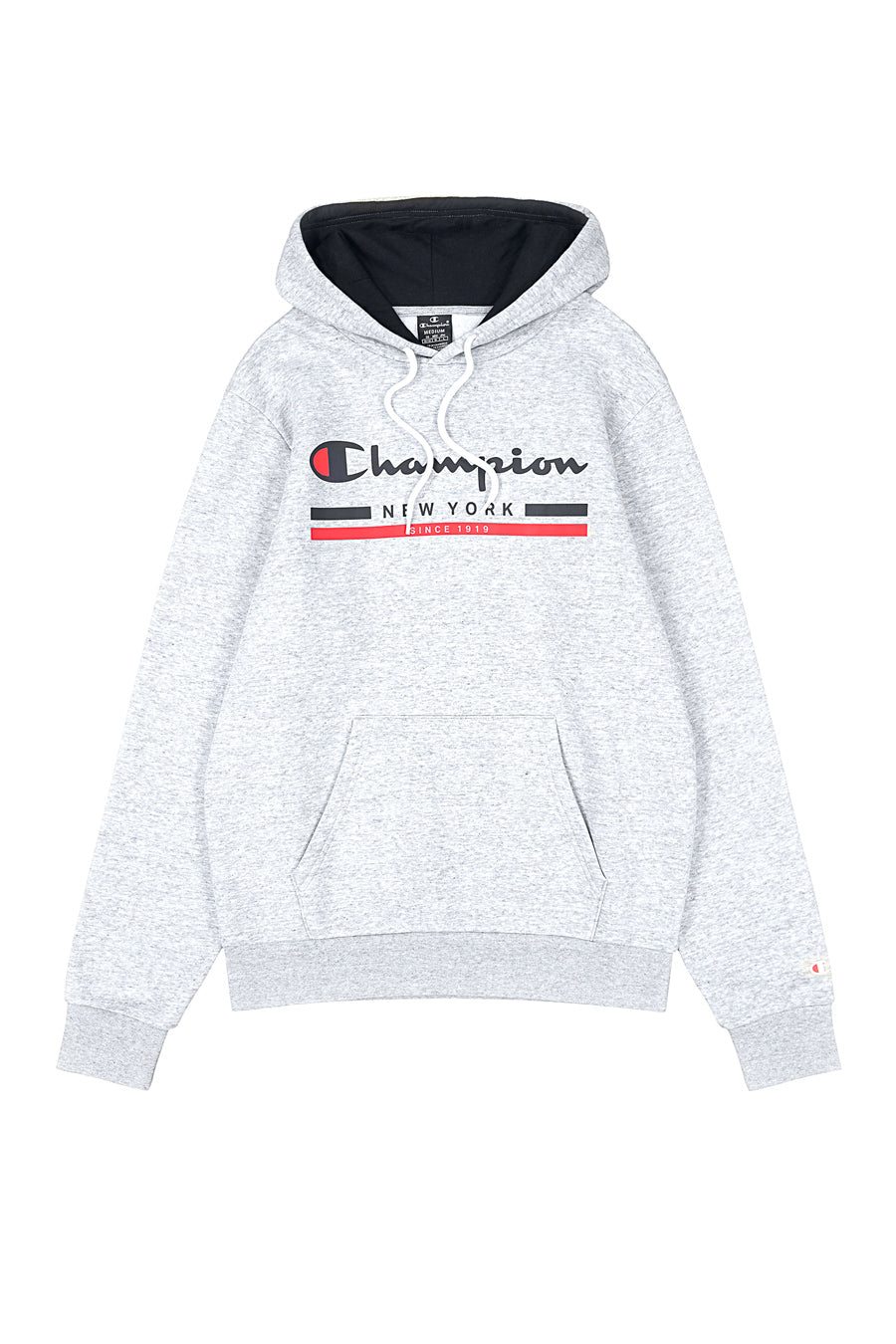 Felpa Grigia Con Cappuccio Champions Hooded Sweatshirt da Uomo