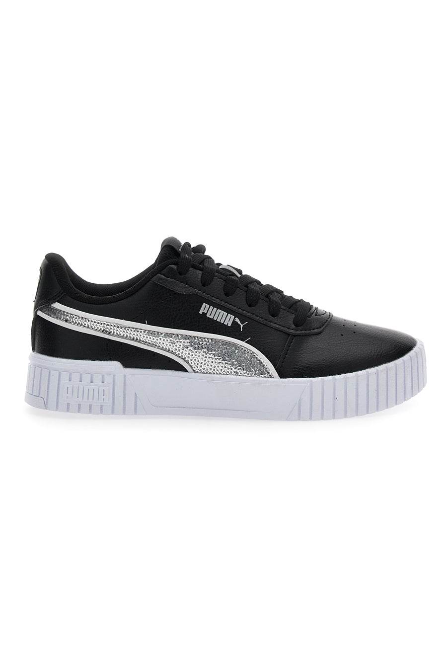 Sneaker Carina Glitzer Schuhe Puma Schwarze Puma Carina Glitzer
