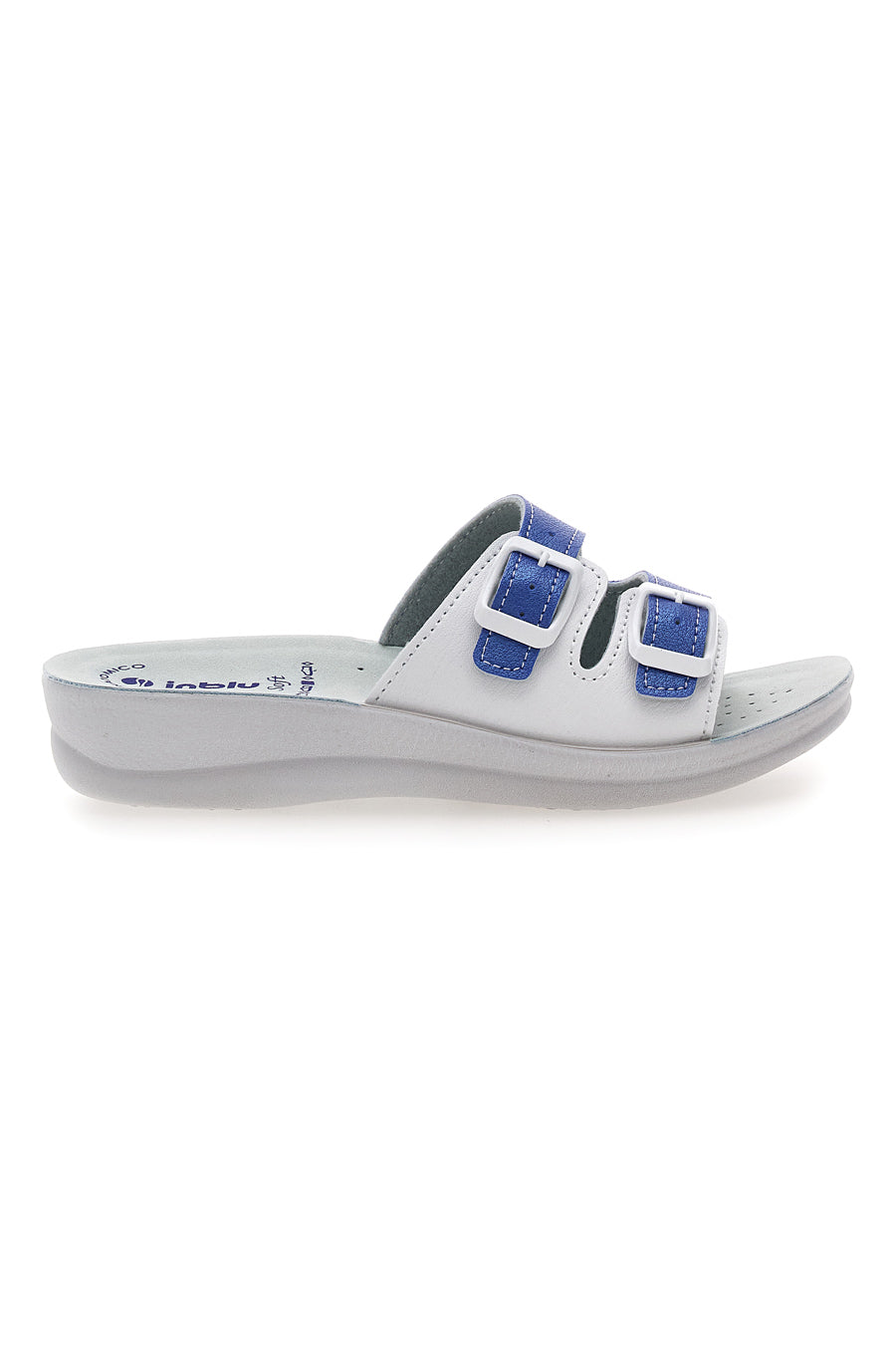 Ciabatte Inblu MOD. DI-63 Donna – Slide Aperte In PVC Con Chiusura A Strappo, Multicolore, Taglia 39, Perfette Per Il Tempo Libero