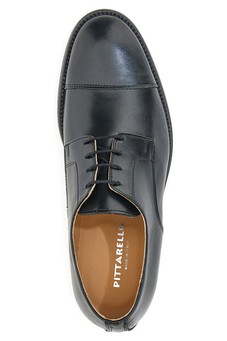 Pittarello 105 Schnürschuhe aus schwarzem Leder