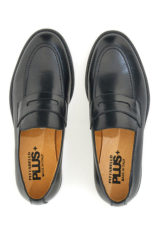 Mocassino in Vera Pelle Pittarello Plus 602 Nero