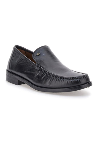 Schwarze Leder-Loafer Claremorris 564