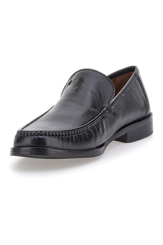 Schwarze Leder-Loafer Claremorris 564