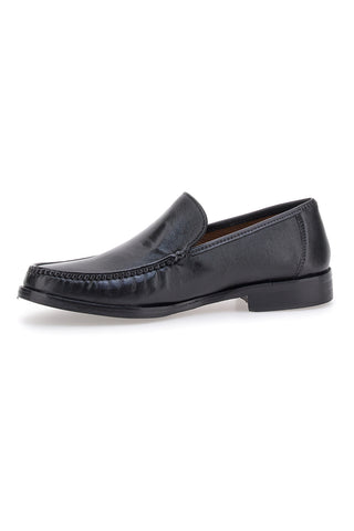 Schwarze Leder-Loafer Claremorris 564