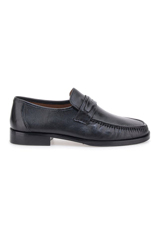 Mocassini Neri In Vera Pelle Claremorris 567