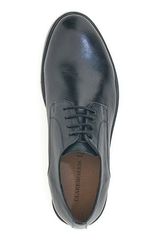 Schwarze Schnürschuhe aus echtem Leder Claremorris 565