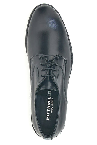 Scarpe Stringate Nere In Vera Pelle Made In Italy Pittarello 7720