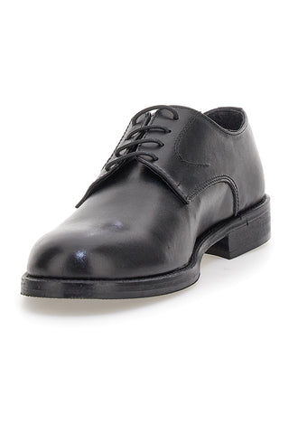 Scarpe eleganti nere in pelle liscia con punta arrotondata Pittarello 7720