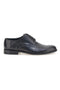 Scarpe stringate nere in pelle con suola in cuoio made in Italy Pittarello 7720