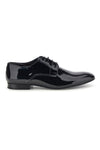 Scarpe da ballo blu lucide con suola in cuoio stringate Mr.dance 1720V