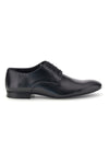 Scarpe da ballo blu con suola in cuoio stringate Mr.dance 1720P
