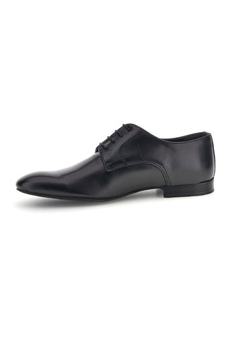 Scarpe da ballo blu con suola in cuoio stringate Mr.dance 1720P