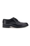 Scarpe stringate nere in vera pelle Made in Italy Pittarello 7710