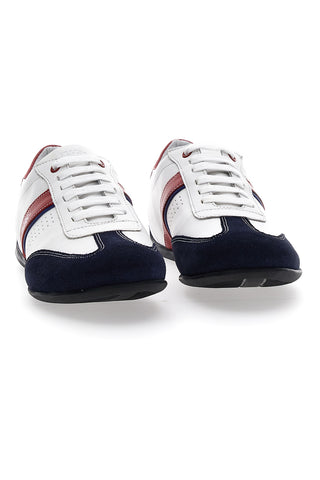 Lässiger Schnürschuh Pittarello Plus 11406 Weiß und Blau