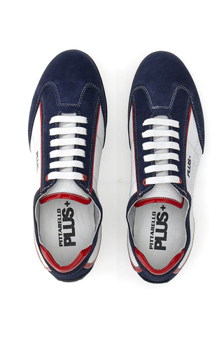 Scarpe Stringate Sportive Blu-Bianche Pittarello Plus 6213