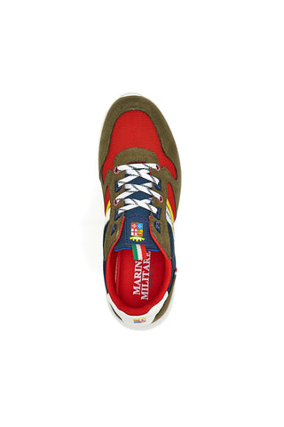 Sneakers Rosse Marina Militare 2258