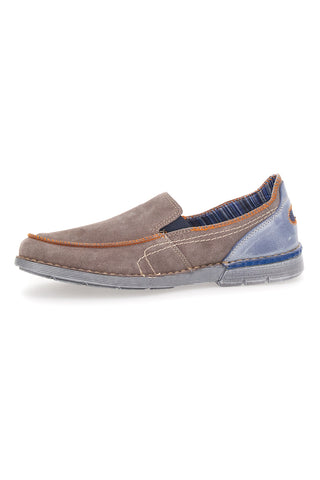 Pittarello Eco 8810 Taupe lässiger Nubuk-Mokassin