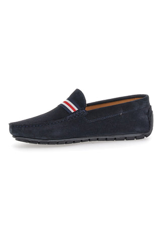 Mitternachtsblauer Wildledermokassin Max Dillan 05