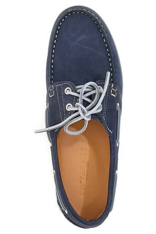 Pittarello 2115 Blauer Bootsmokassin