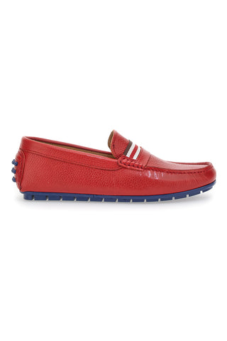 Elegante rote Mokassins Pittarello 1516