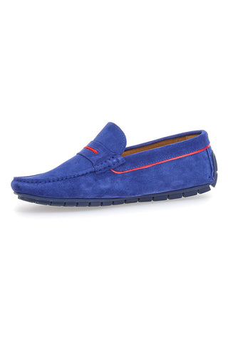 Eleganter blauer Mokassin Pittarello 1517