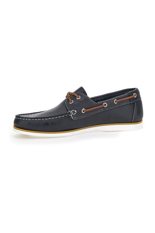 Pittarello 2501 Blaue Mokassins