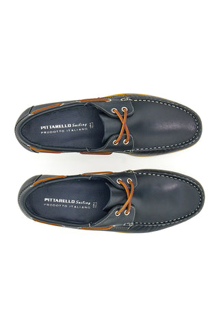 Pittarello 2501 Blaue Mokassins
