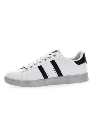 Sneakers Cotton Belt Backyard Patch Army bianca e nera