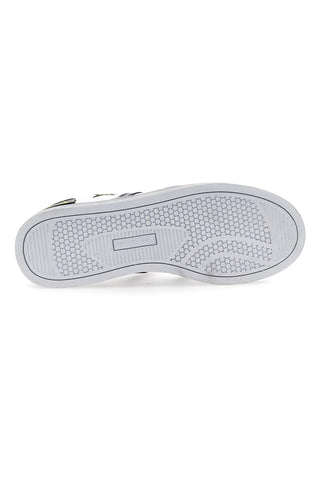 Sneakers Cotton Belt Backyard Patch Army bianca e nera