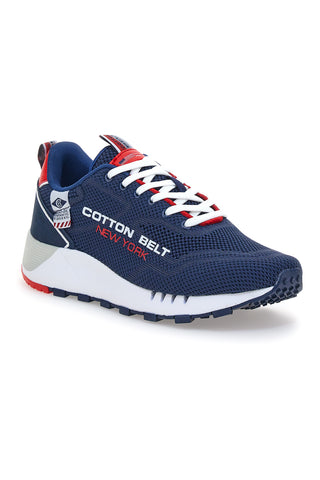 Sneakers Blu Cotton Belt Judo Knit