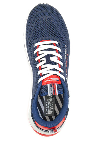 Sneakers Blu Cotton Belt Judo Knit