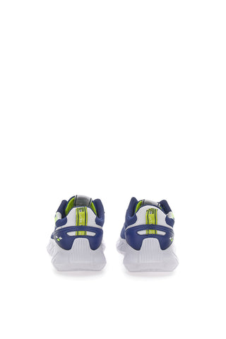 Blaue Omega-Fitness-Sneaker mit Baumwollgürtel