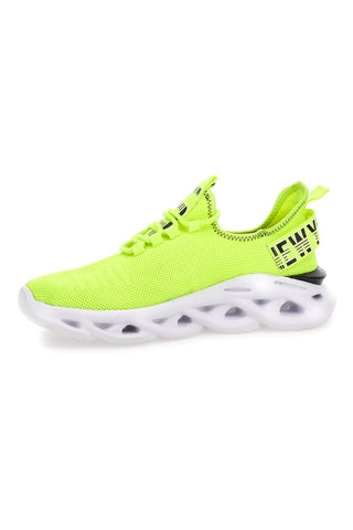 Sneakers Socken Baumwollgürtel Jupiter Fluo Gelb
