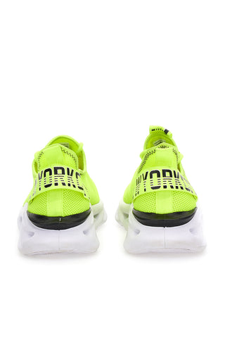 Sneakers Socken Baumwollgürtel Jupiter Fluo Gelb