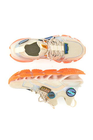 Turnschuhe Orange Patch Shox Royal Blue RBLE 216419