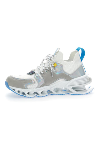 Weiße Turnschuhe Patch Shox Royal Blue RBLE 216419