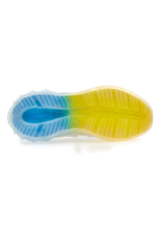 Klobige Sneakers in Weiß und Königsblau von Love Shox