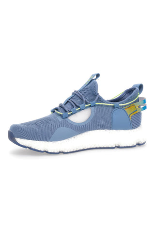 Königsblaue Bubble Run-Sneaker in Hellblau