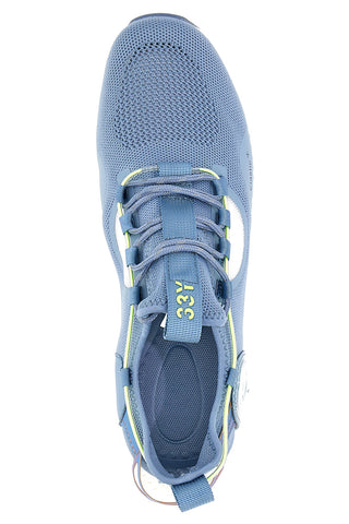 Königsblaue Bubble Run-Sneaker in Hellblau