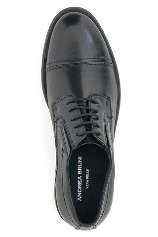Scarpe Stringate Eleganti Andrea Bruni 11705 Nere
