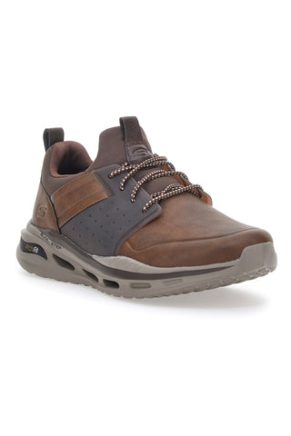 Casul Skechers Pollik braune Schnürschuhe