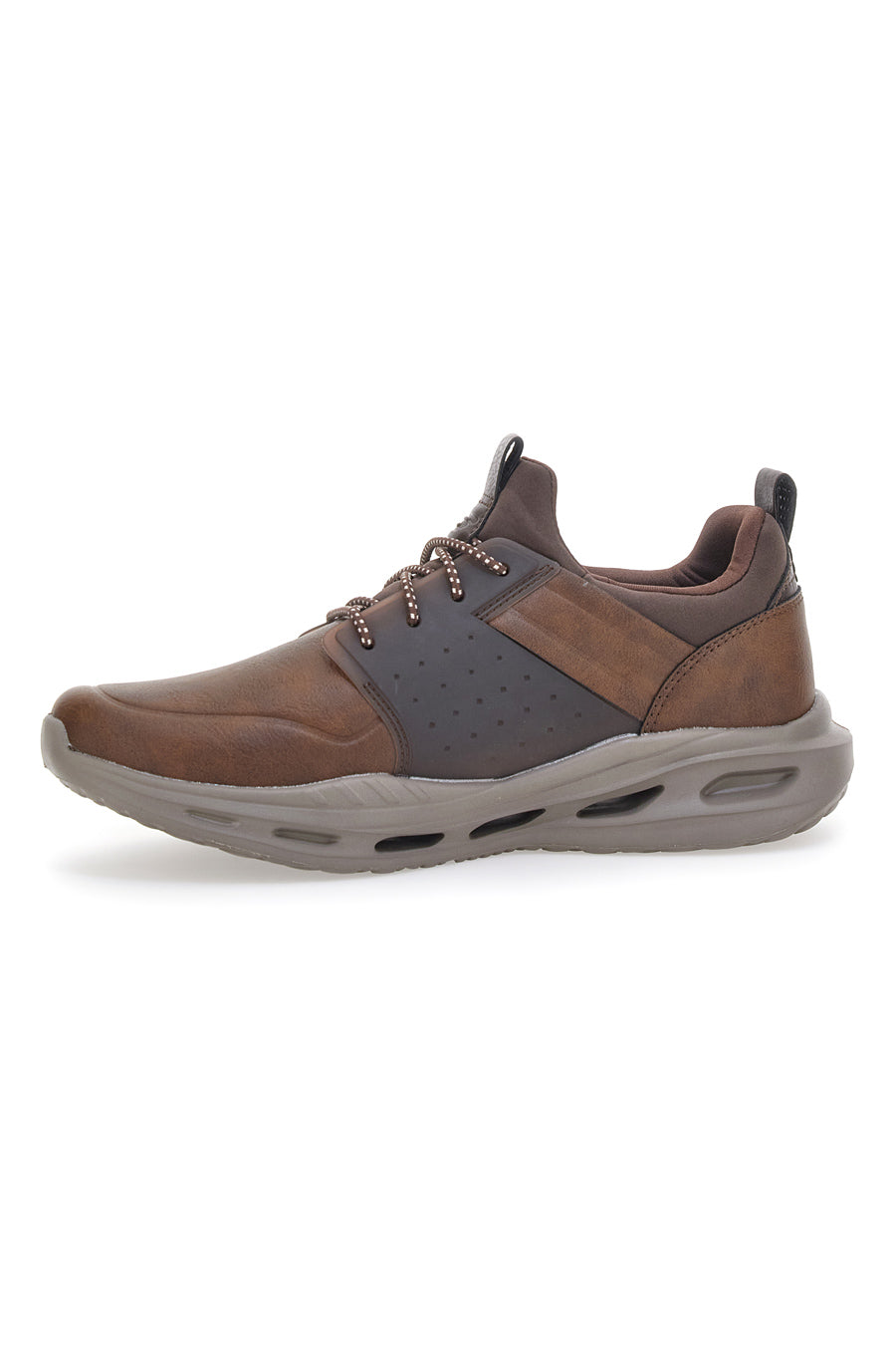 Casul Skechers Pollik Braune Schnürschuhe für Herren Pittarello