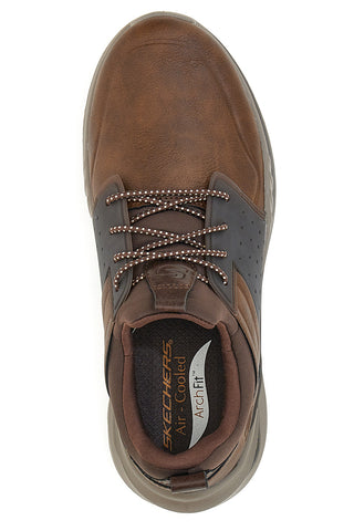 Casul Skechers Pollik braune Schnürschuhe