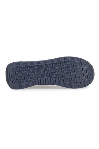 Sneakers Platform Cotton Belt Clinton Bicolore Blu