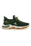 Sneakers Nero e Verde Johes Land 214000