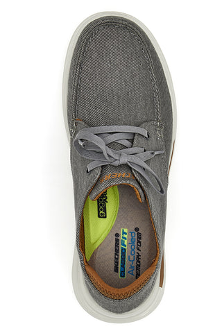 Skechers Forenzo Taupe Schnürschuhe